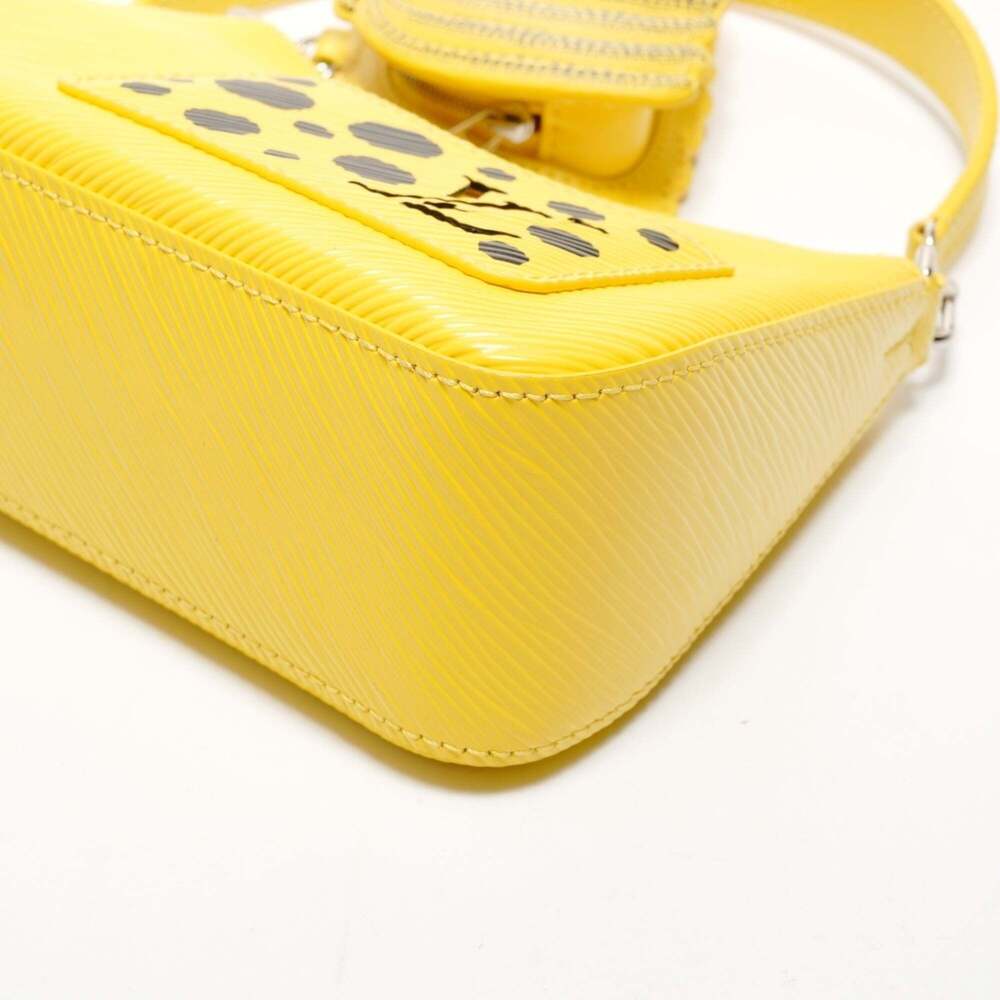Louis Vuitton Epi Leather Yayoi Kusama Malellini Shoulder Bag in Yellow - Picture 7 of 15